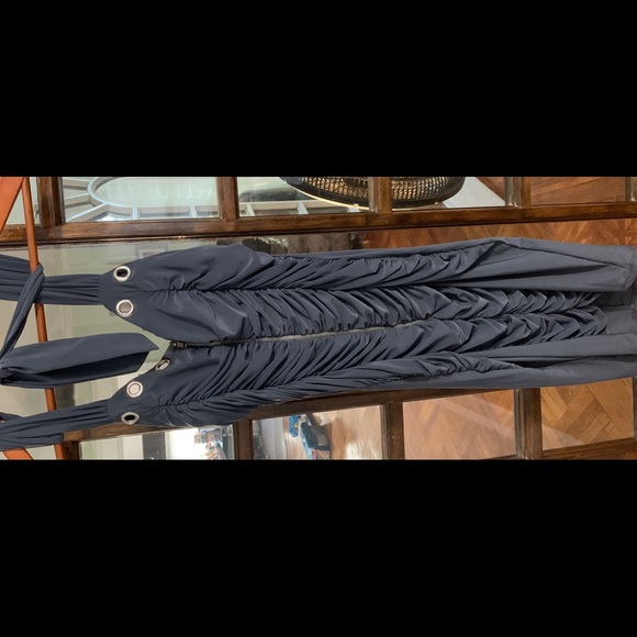 Sexy form fitting halter dress. Very stretchy. - Picture 1 of 5